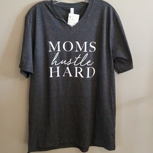 Mom's Hustle Hard tee